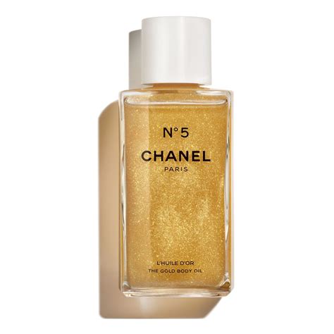 body oil chanel n5